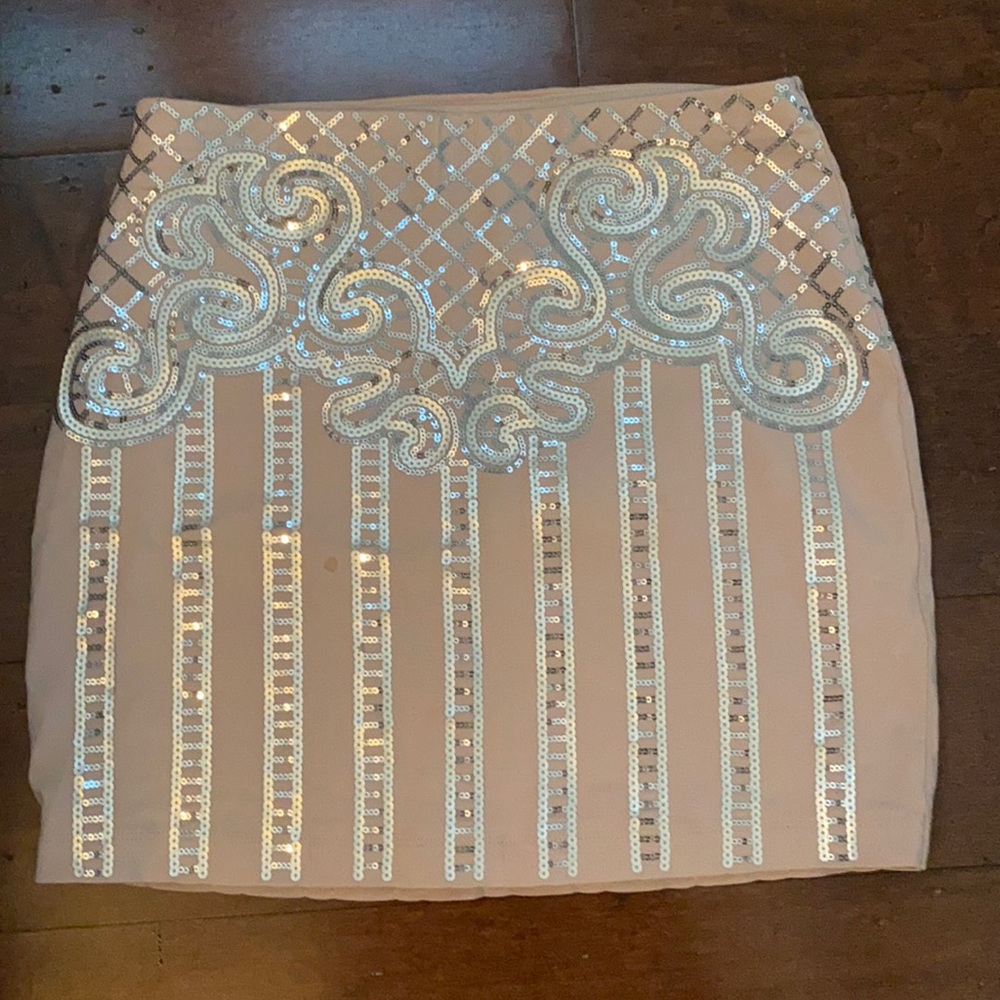 Never worn purple and silver dress skirt